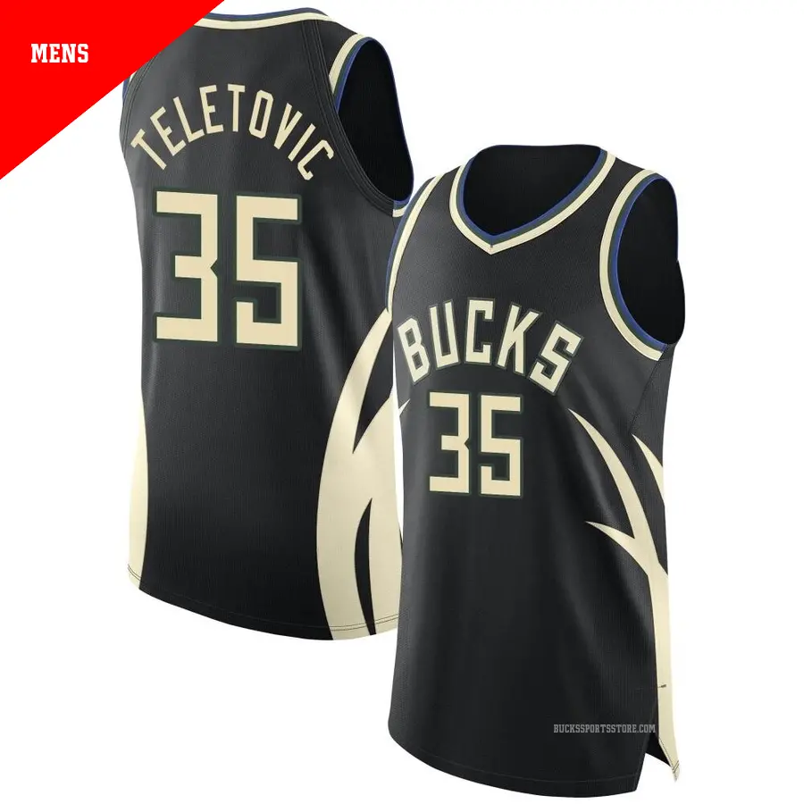 35 Youth Mirza Teletovic Milwaukee Bucks Brown Swingman Select Series Jersey