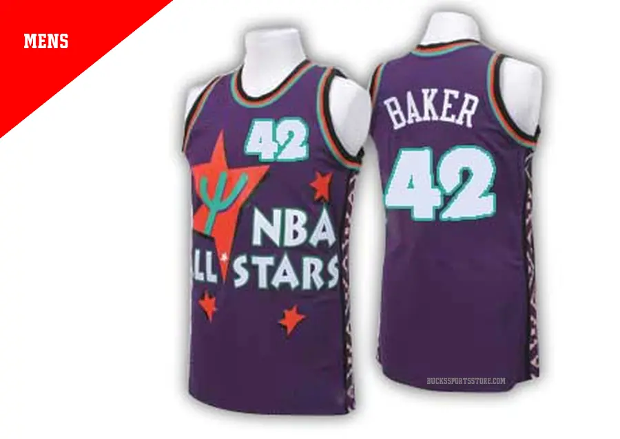 Vintage Vin Baker Milwaukee Bucks Champion Jersey 90s NBA